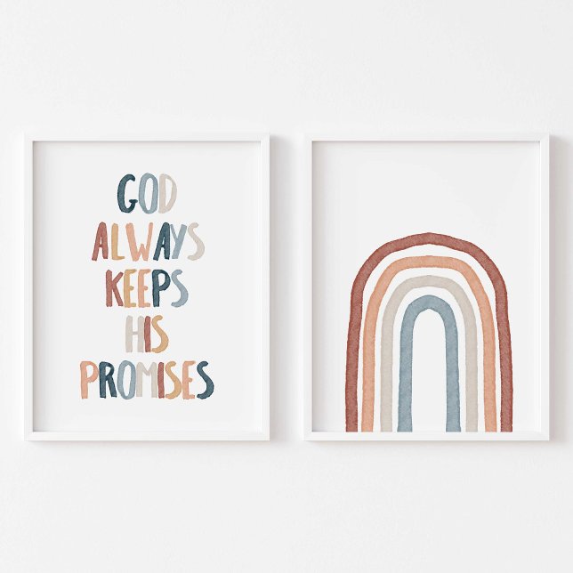 Wasserfarbe boho Set von 2 behalte seine Versprech (Von Creator hochgeladen)