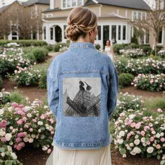 Wasserfarbe Broadway Denim Jacket - NYC Theater Ku Jeansjacke