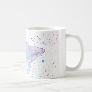 Wasserfarbe-Buckel-Wal-Tasse Tasse