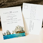 Wasserfarbe Cabo San Lucas Mexiko Strände Tropisch Postkarte<br><div class="desc">Diese Save the Date Postkarte zeigt ein Aquarellbild des tropischen Cabo San Lucas,  mexikanische Strände und eine einfache Postkartenablage für einfaches Mailen.</div>