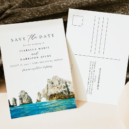 Wasserfarbe Cabo San Lucas Mexiko Strände Tropisch Postkarte