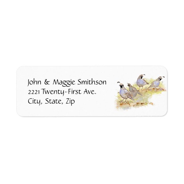 Wasserfarbe California Staat Bird Nature Kunst (Vorne)