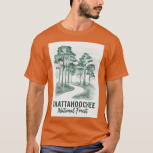 Wasserfarbe Chattahoochee National Forest TShirt