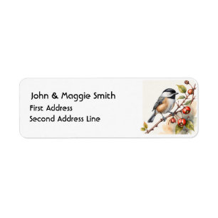 Wasserfarbe Chickadee Bird Art Collection