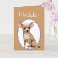 Wasserfarbe Chihuahua, Felicidades! Geburtsdatum
