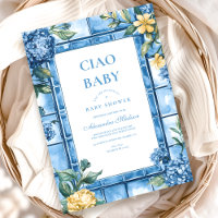 Wasserfarbe Ciao, Italienische Babydusche