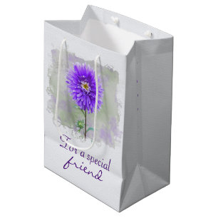Wasserfarbe Dahlia für Freunde Mittlere Geschenktüte