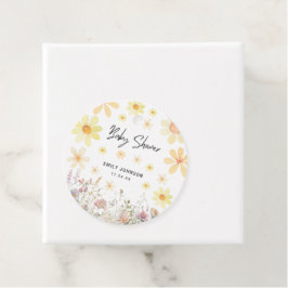 Wasserfarbe Daisy Babydusche Geschenkanhänger