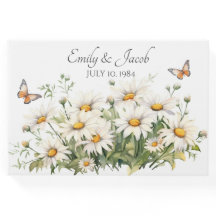 Wasserfarbe Daisy Bouquet zum Jubiläum Party