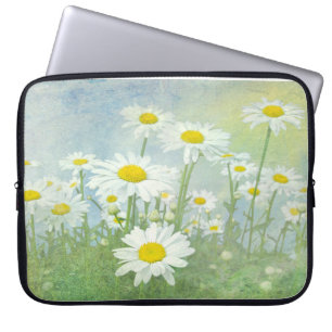 Wasserfarbe Daisy Garden Laptopschutzhülle