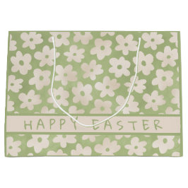 Wasserfarbe Daisy Personalisiert Happy Oaster Große Geschenktüte