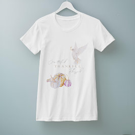 Wasserfarbe Dankbarer dankbarer, gesegneter Ernted T-Shirt