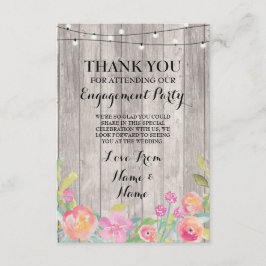 Wasserfarbe Danke Verlobung Hochzeitblumen Einladung