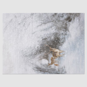 Wasserfarbe der Hirsche Seidenpapier