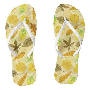 Wasserfarbe des Autors 2 Flip Flops