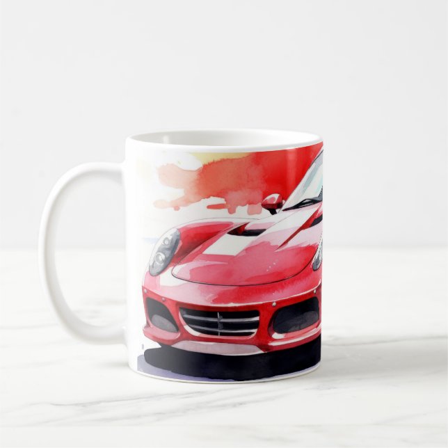 Wasserfarbe des Fahrzeugs Kaffeetasse (Links)