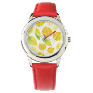 Wasserfarbe des Herbstes Armbanduhr