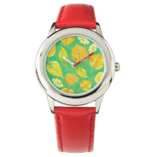 Wasserfarbe des Herbstes Armbanduhr