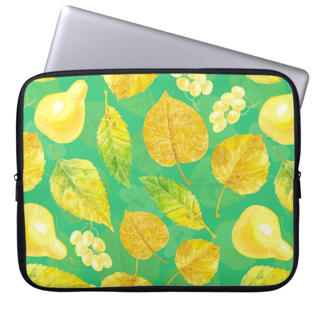 Wasserfarbe des Herbstes Laptopschutzhülle (Vorderseite)