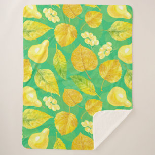 Wasserfarbe des Herbstes Sherpadecke