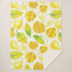 Wasserfarbe des Herbstes Sherpadecke