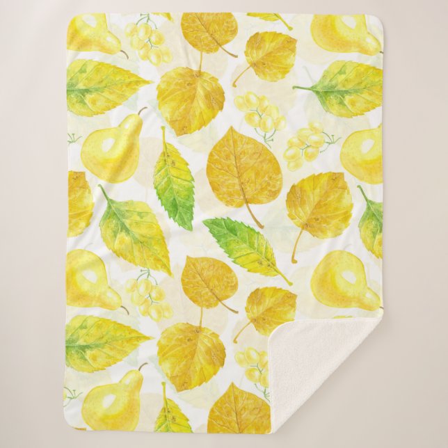 Wasserfarbe des Herbstes Sherpadecke (Vorderseite)