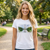 Wasserfarbe des Washington Monuments mit Reflektio