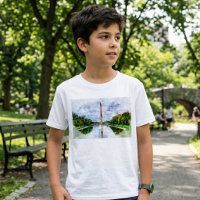 Wasserfarbe des Washington Monuments mit Reflektio