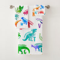 Wasserfarbe Dinosaurier Alphabet Farbenfroh Dino K