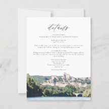 Wasserfarbe Dordogne Fluss Süd Frankreich Detail K