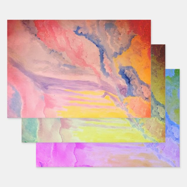 Wasserfarbe | Drei Filter | Geschenkpapier Set (Set)