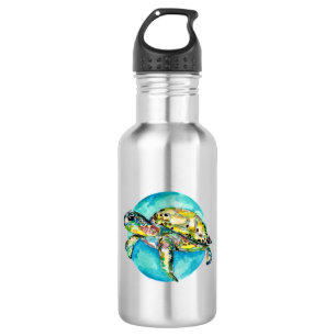 Wasserfarbe Edelstahlflasche