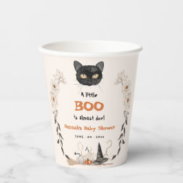 Wasserfarbe ein wenig Boo Halloween Babydusche Pappbecher