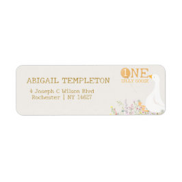 Wasserfarbe Eine Alberne Gänse Wildblume 1. Geburt