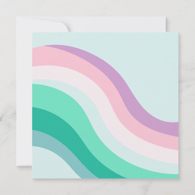 Wasserfarbe Einladung (Rückseite)