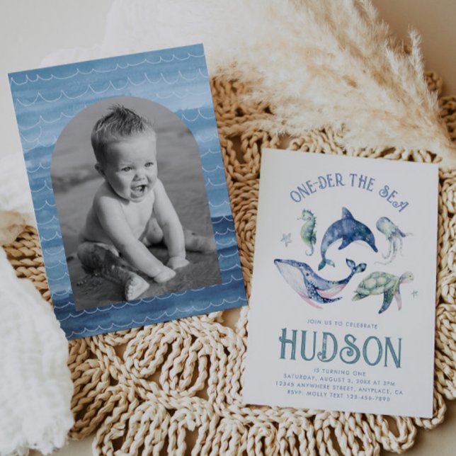 Wasserfarbe Einladung zum Meer (Von Creator hochgeladen)