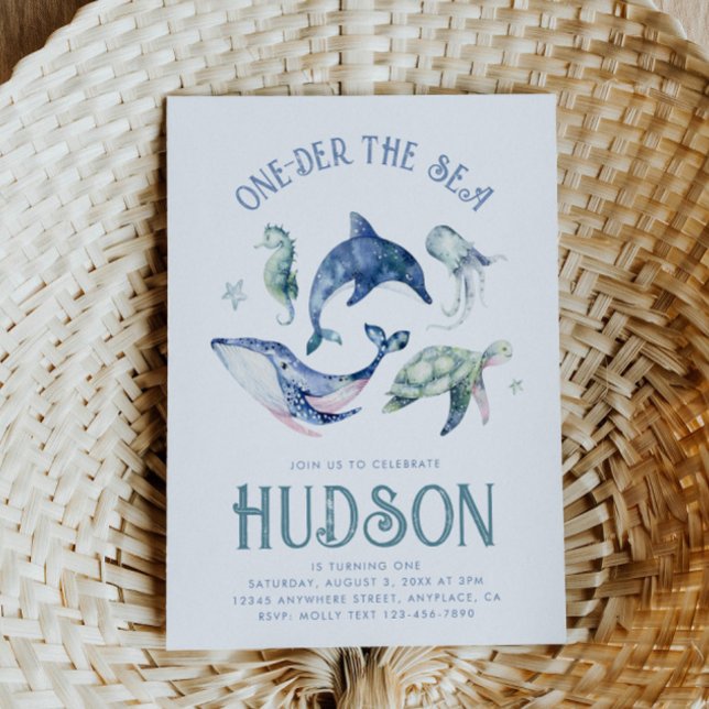 Wasserfarbe Einladung zum Meer (Von Creator hochgeladen)