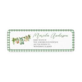 Wasserfarbe Elegant Vor Ort gezogene Babydusche