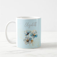 Wasserfarbe Elegante Blauen Pfeffer