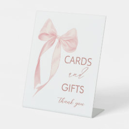 Wasserfarbe Elegante Bow Ribbon Baby sPedestal-Zei Sockelschild