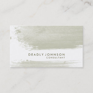 Wasserfarbe Elegante Einfaches Spritzer Abstrakt Visitenkarte
