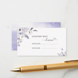 Wasserfarbe Elegante Lilac Blume Babydusche wie m Begleitkarte