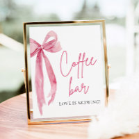 Wasserfarbe Elegante Rosa Pink-braun Kaffee Bar Ze