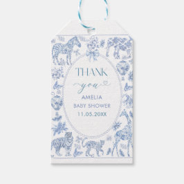 Wasserfarbe Elegante Toile Safari ChinoiseriGesche Geschenkanhänger