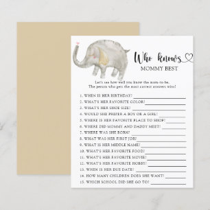 Wasserfarbe Elephant Balloon - Wer Mami am besten