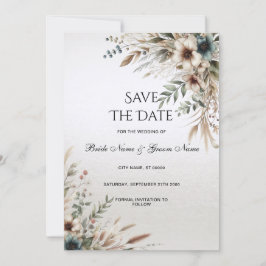 Wasserfarbe Elfenbeinblüten Save the Date