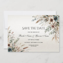 Wasserfarbe Elfenbeinblüten Save the Date