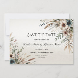 Wasserfarbe Elfenbeinblüten Save the Date