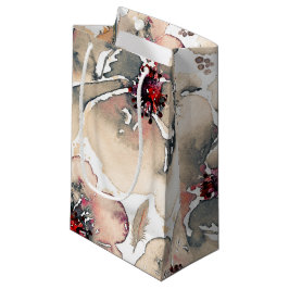 Wasserfarbe Elfenbeinflora Boho Feathers Wedding Kleine Geschenktüte