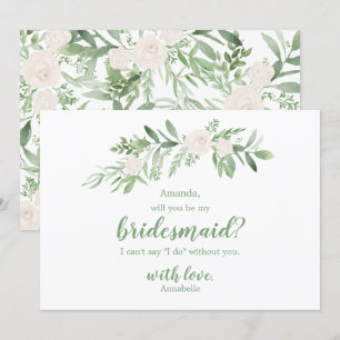 Wasserfarbe Elfenbeinküste Rose Hochzeit meine Bra Einladung